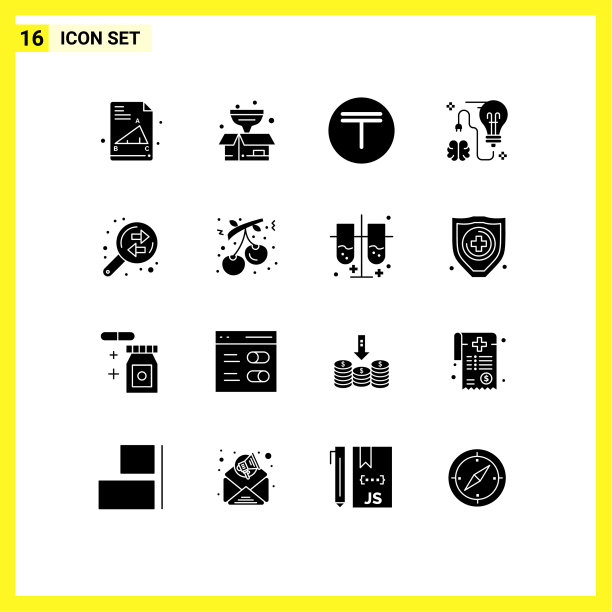 现代集16个立体象形文字资料图片下载