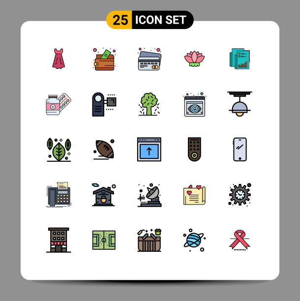 现代设置25填充线和平色图片下载