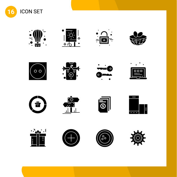 16 .通用立体象形符号符号图片下载