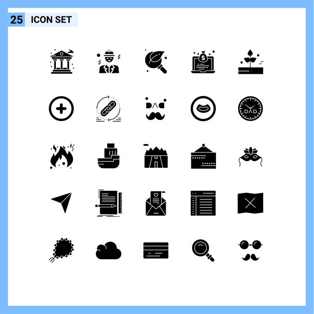 通用图标符号组25现代立体图片下载