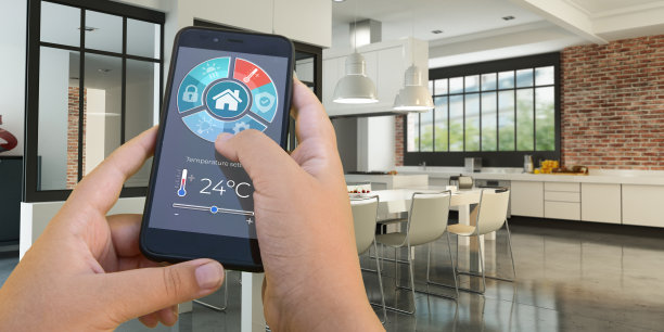 家庭自动化现代室内厨房图片下载