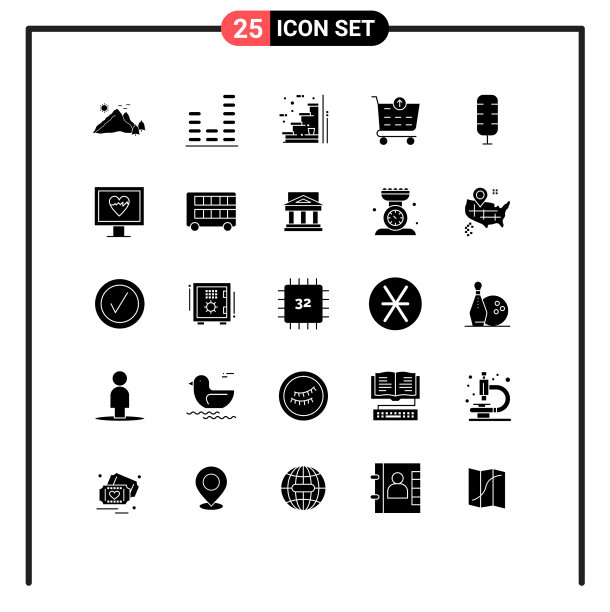 通用图标符号组25现代立体图片下载