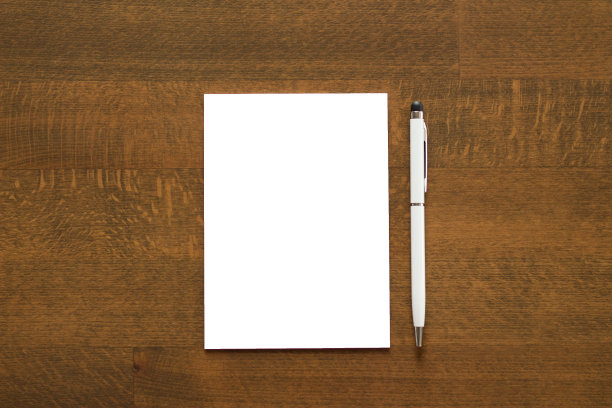 一张白纸和一支笔图片下载
