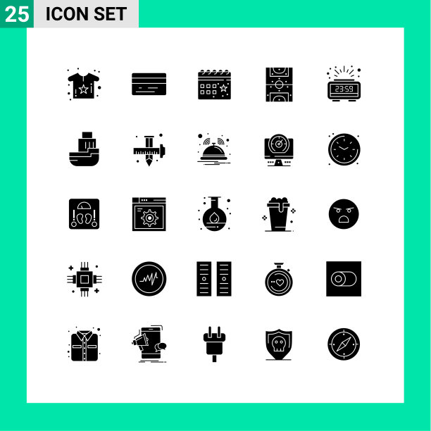 通用图标符号组25现代立体图片下载