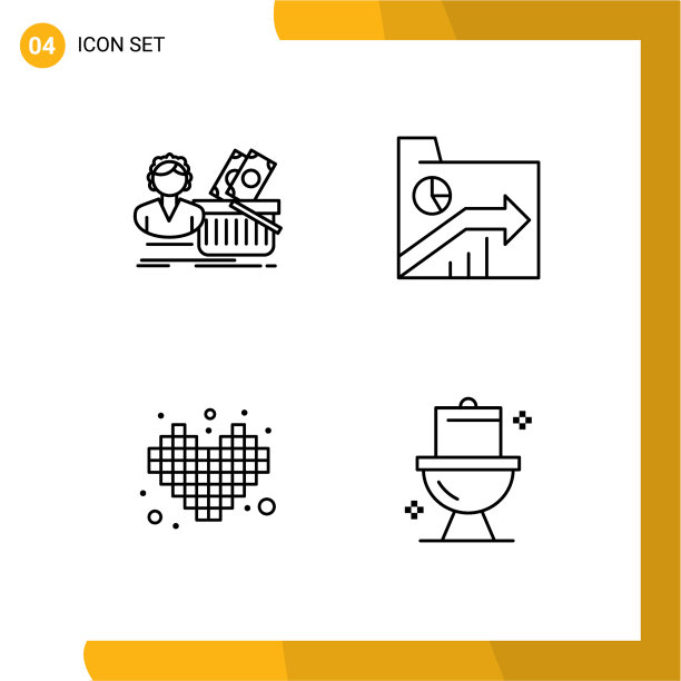 4 .用户界面线装现代标识和图片下载