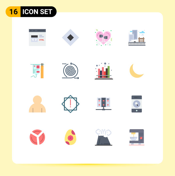 通用图标符号组16现代扁平图片下载