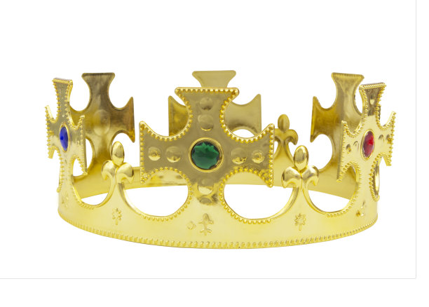 金冠孤立在白色背景上图片下载