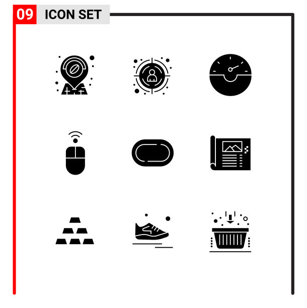 现代集9个立体字形和符号等图片下载