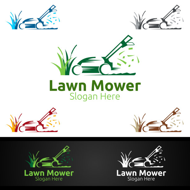 割草机符号为割草机园丁设计图片下载