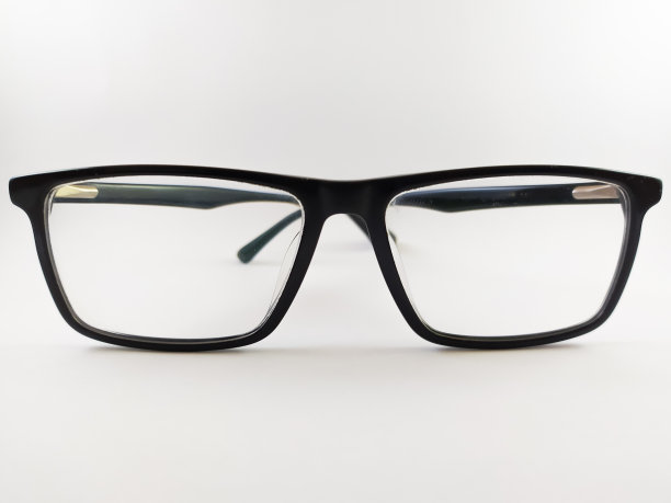 单眼镜在白色背景股票照片图片下载