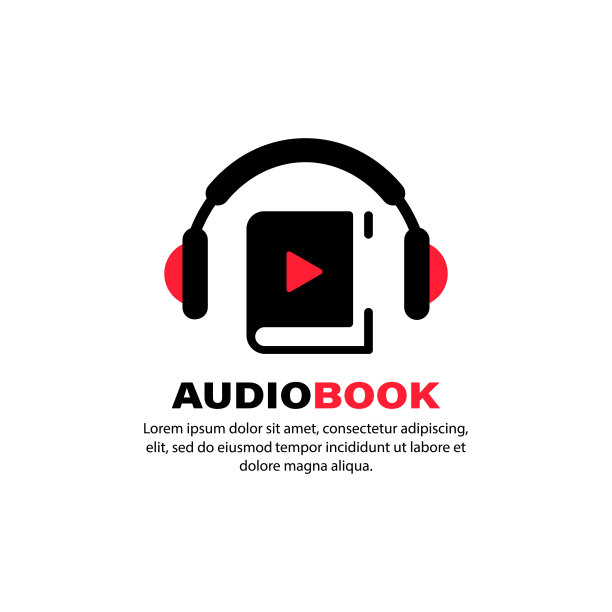 有声读物图标。在线学习。用于网上书店。矢量在孤立的白色背景。每股收益10图片下载