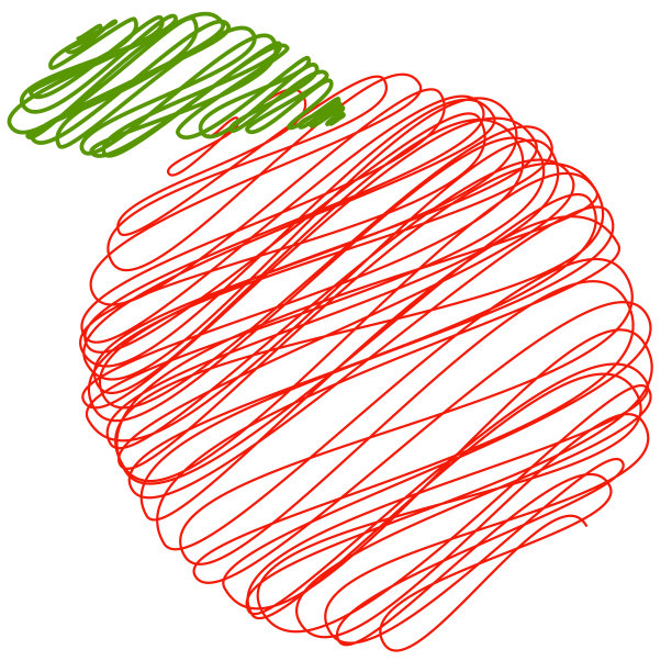 苹果线条图标，现代简约平面设计风格图片下载