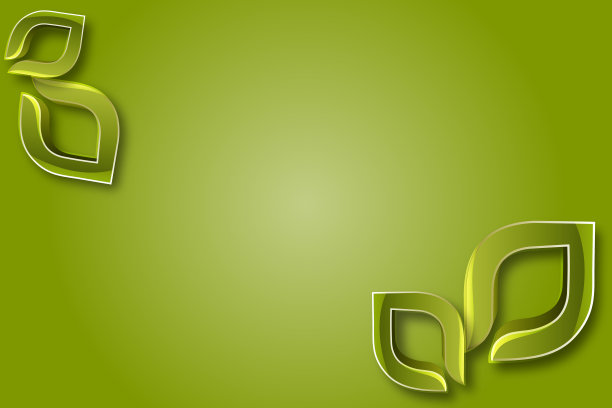 叶自然框架边缘生态概念背景图片下载