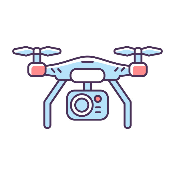 无人机摄像头RGB颜色图标图片下载