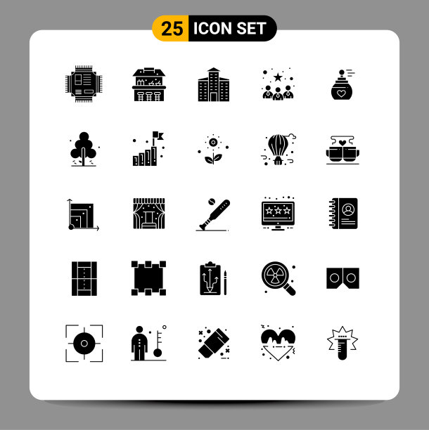 主题立体符号和可编辑符号的25个图片下载