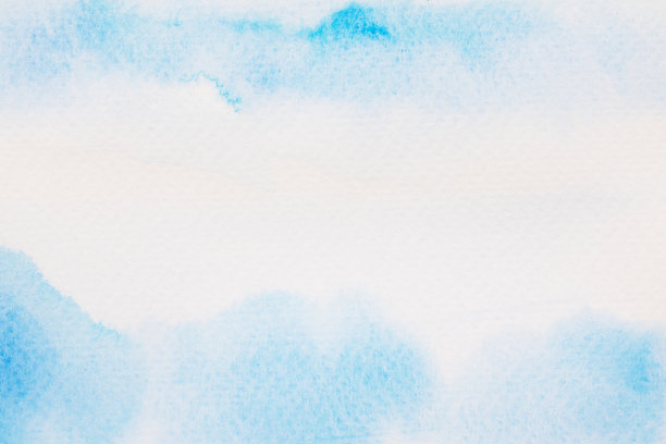 蓝色水彩背景和纹理。图片下载