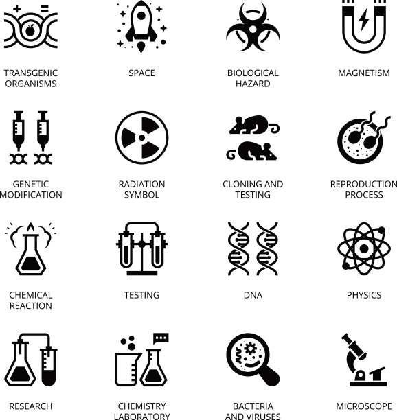生物化学与遗传学标志符号图片下载