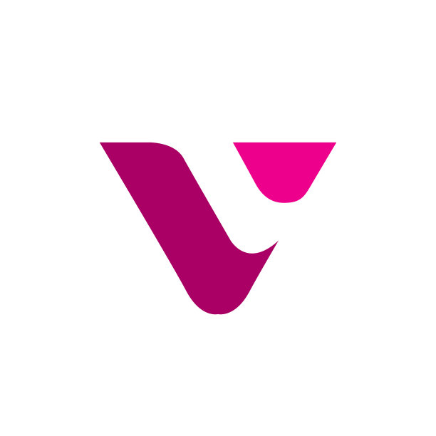 V标志为您的商业简单而干净图片下载