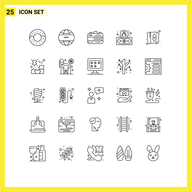 在网格上设置25条线用于拼图立方体图片下载