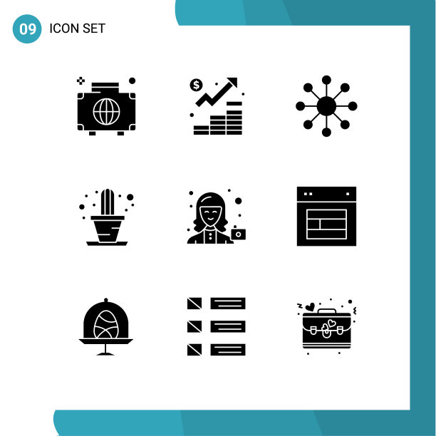 象形设定9个简单立体象形相机图片下载