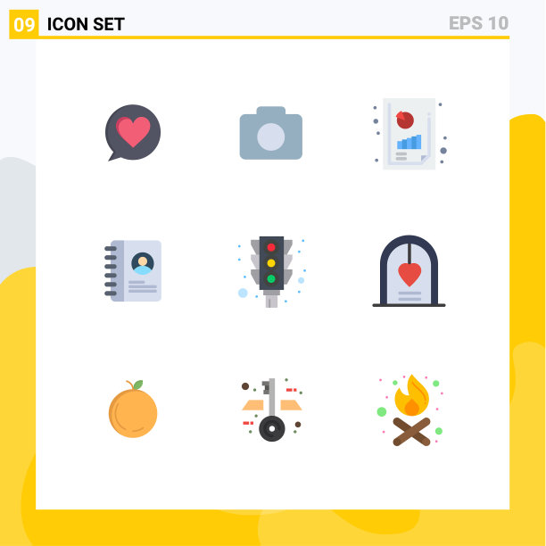 第九组现代平面颜色设置为拱形图片下载