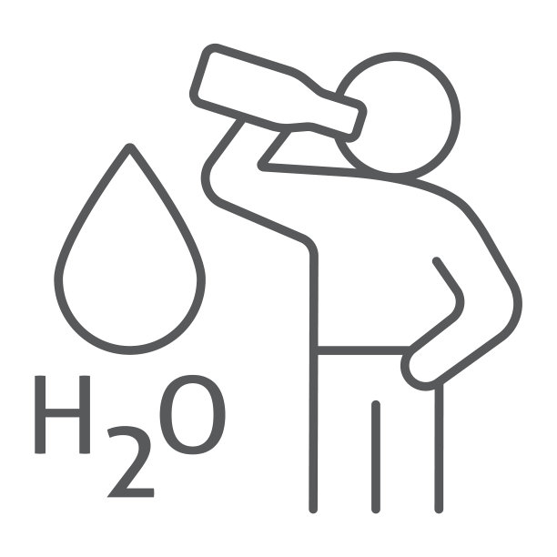 保持水分细线图标健康补水图片下载