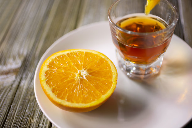 橘色半片图片下载