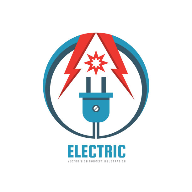 电子标志模板概念图片下载