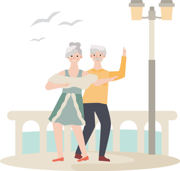 老男老女在街上跳舞图片下载