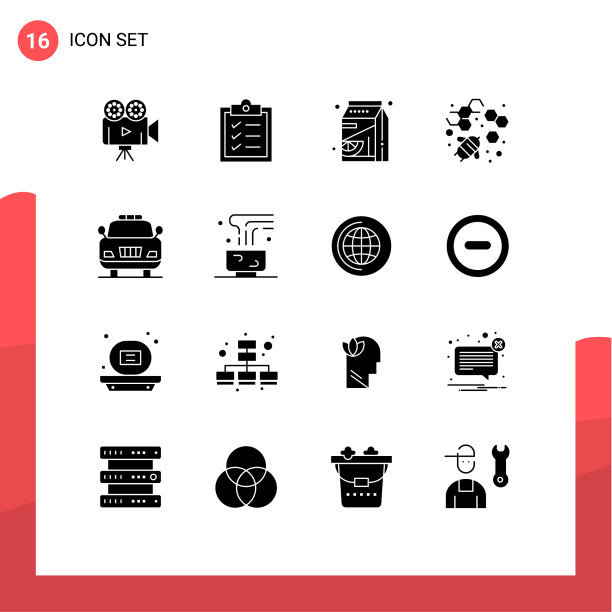 股票图标包16行符号和符号图片下载