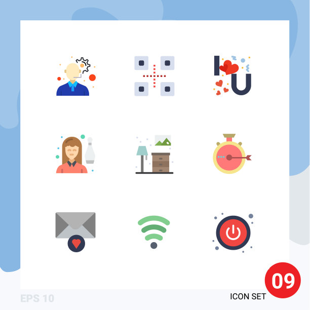 装9个有创意的单色活人我图片下载