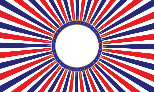 美国国旗的日出背景图片下载