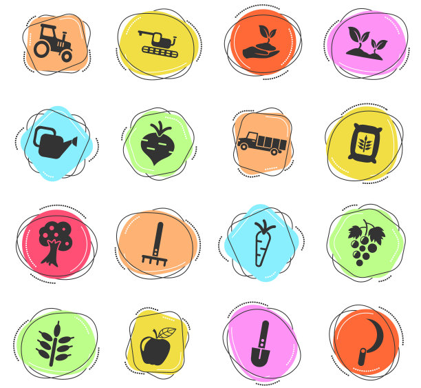 农业图标设置图片下载