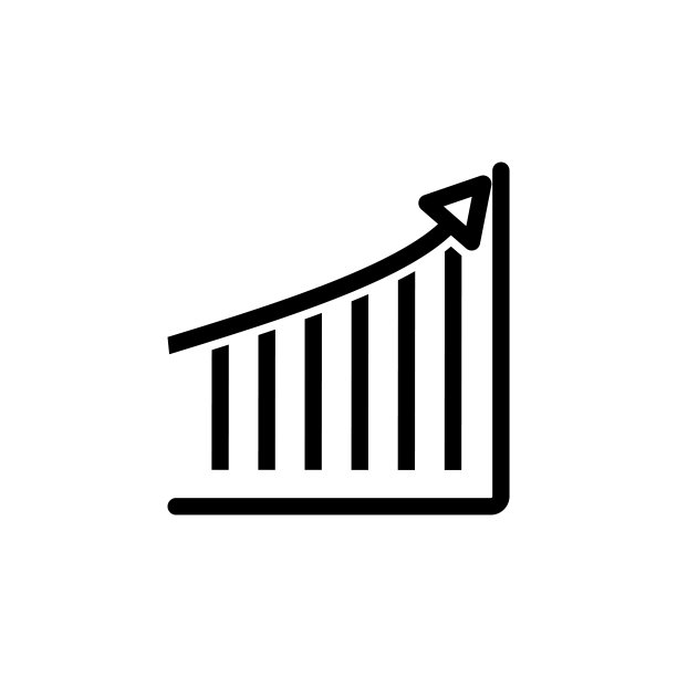 增长分析图标（矢量图）图片下载