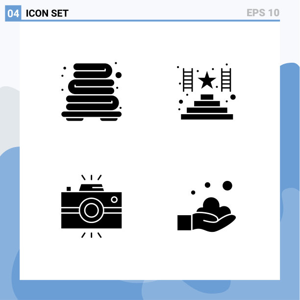 象形文字设置4个简单的立体字形图片下载