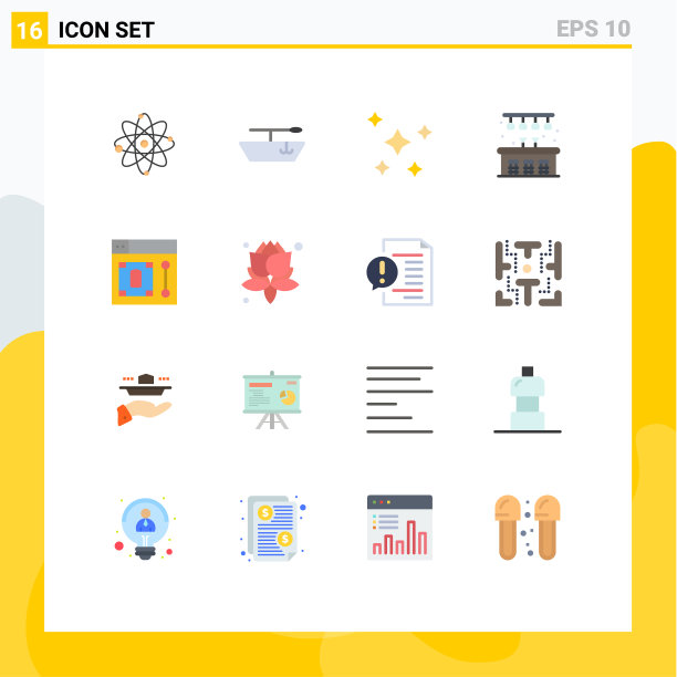 通用图标符号组16现代扁平图片下载