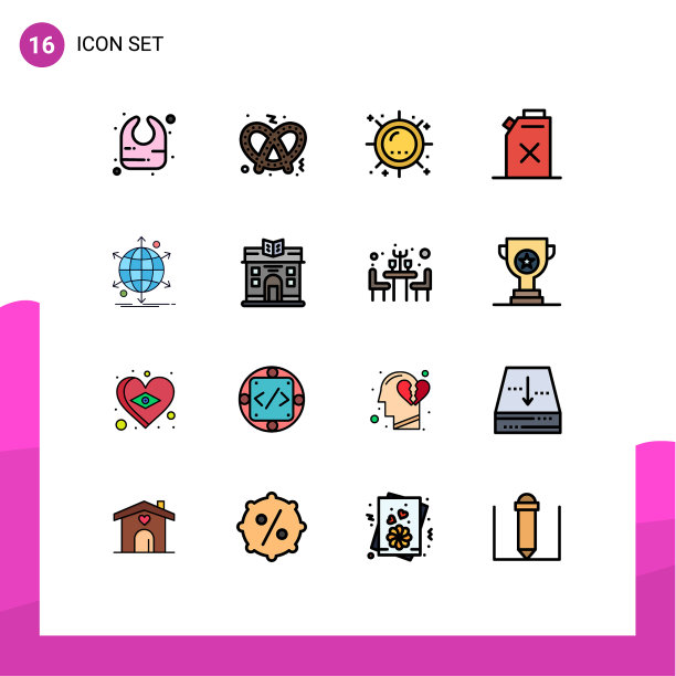 为卷筒纸设置16条通用平色填充线图片下载