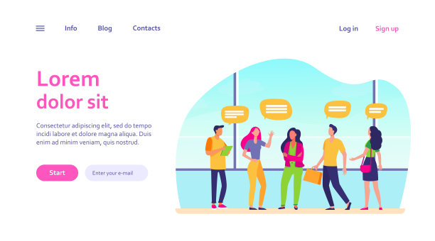 一群人站在公共场所谈话图片下载