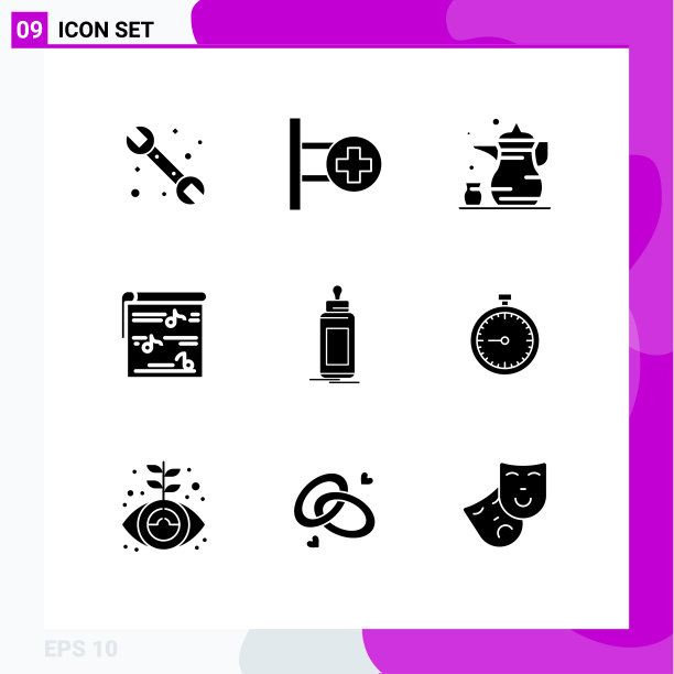 组9固体符号符号和符号图片下载