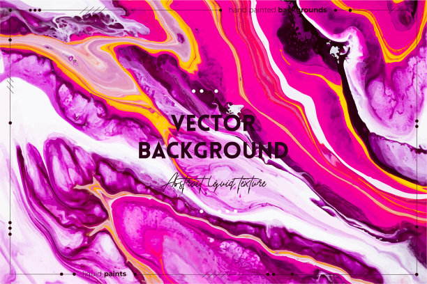流畅的艺术纹理。背景与抽象的混合涂料效果。液体丙烯酸图片，流动和飞溅。混合油漆用于横幅或墙纸。紫、粉、白色彩四溢。图片下载