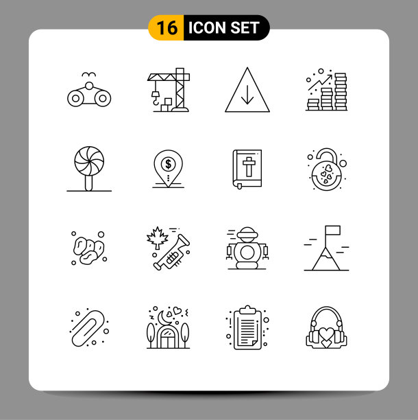 第十六组勾勒出符号和符号图片下载