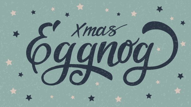 蛋奶酒-手写字体图片下载