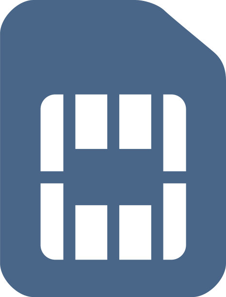 Sim卡平面图标手机插槽手机芯片符号图片下载