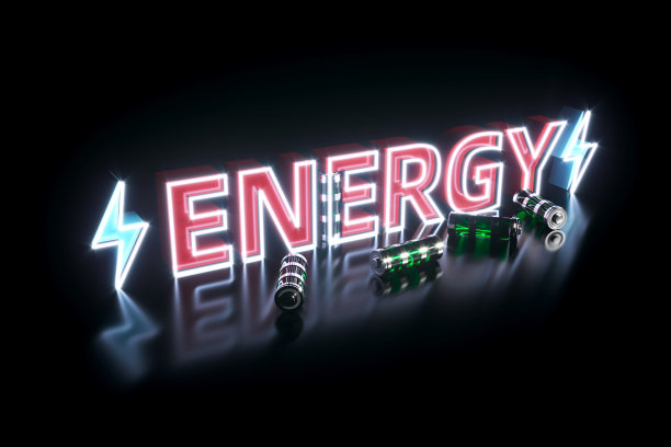 黑色背景下发光文本的特写镜头图片下载