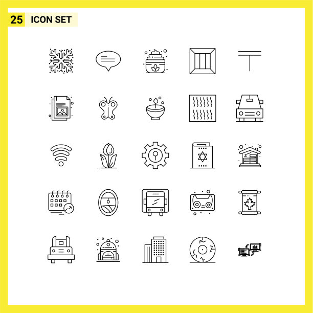 用户界面线装现代标识和图片下载