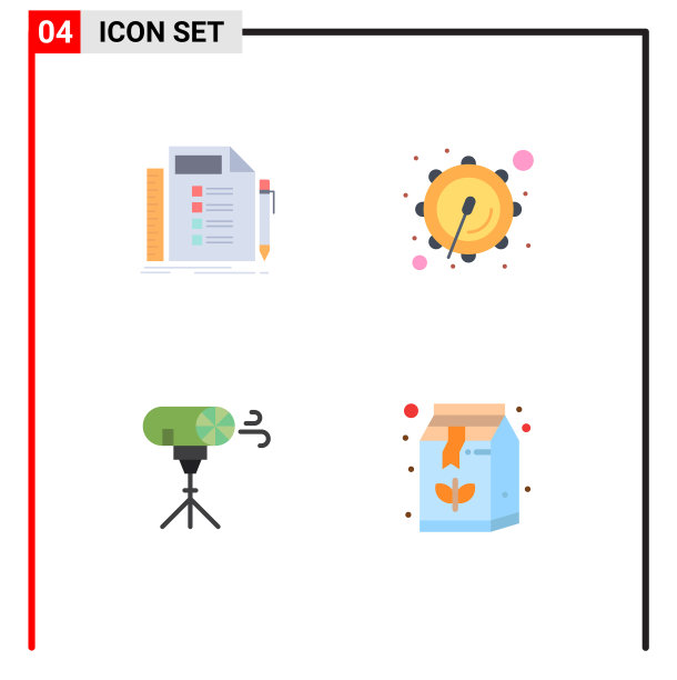 股票图标包4线标志和符号图片下载