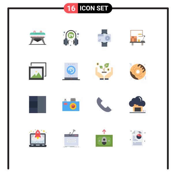 为相册设置16个商业平面颜色包图片下载