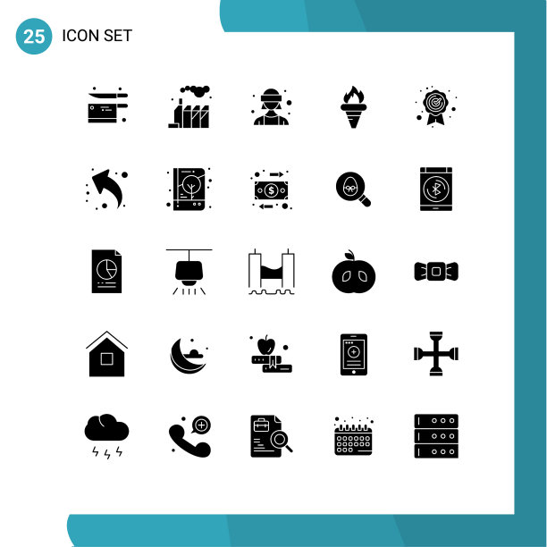 主题立体符号和可编辑符号的25个图片下载