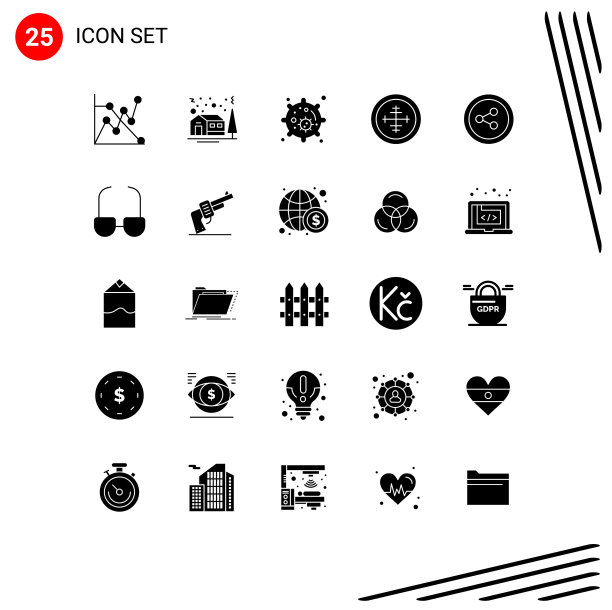 包25现代固体符号符号和符号图片下载