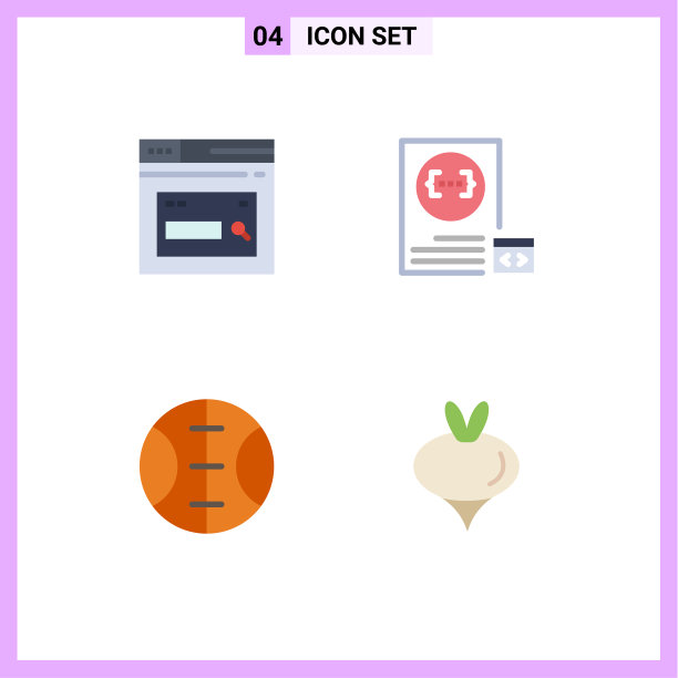 股票图标包4线标志和符号图片下载